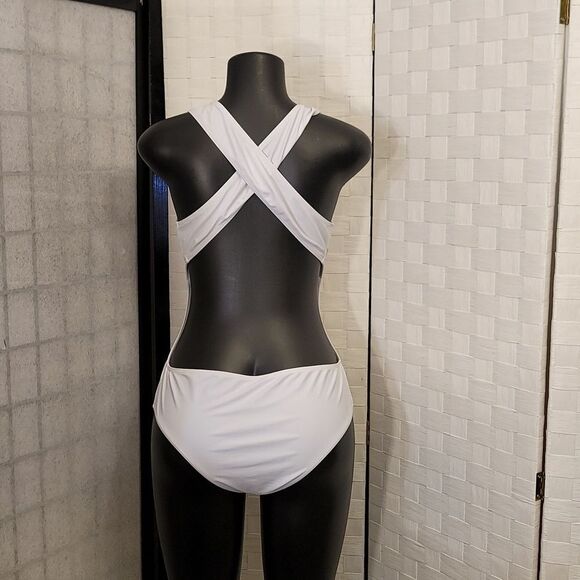 BRAND NEW SHEIN RACERBACK ONE-PIECE SWIMSUIT - Picture 6 of 11